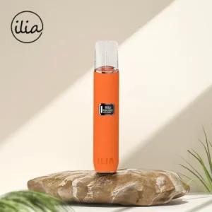 【8色可選】哩亞ILIA電子菸主機 蝦皮熱賣推薦 適配一代煙彈 皮革煙桿 - hermes橙