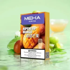 【25種口味】MEHA煙彈｜魅嗨一代煙彈|適配1代電子煙主機 3枚入 - 芒果